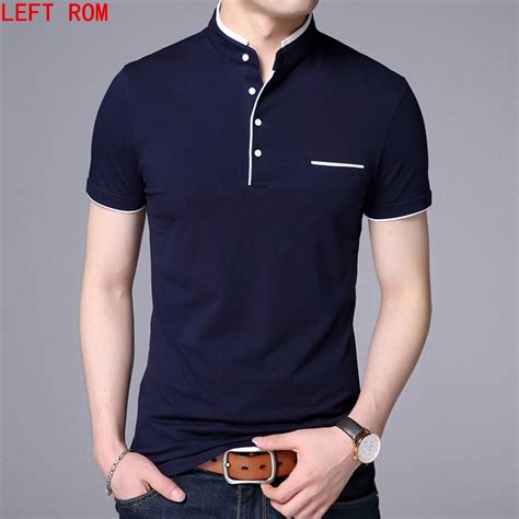 High Quality Men Polo Shirt Mens Short Sleeve Solid Polo Shirts Camisa