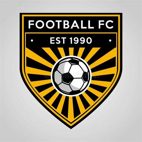 Illustration About Football Badge Logo Template Design Soccer Team