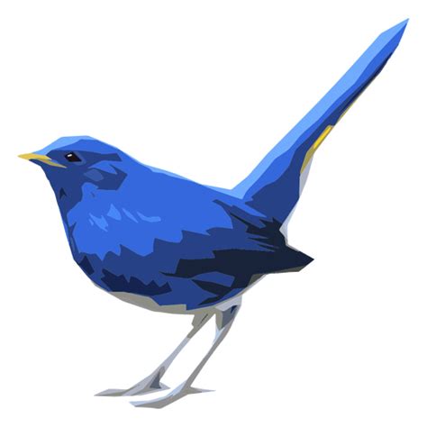 Ilustración De Pájaro Redstart Azul Descargar Pngsvg Transparente
