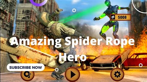 Amazing Spider Rope Hero Strange Gangstar Crime City Update 1