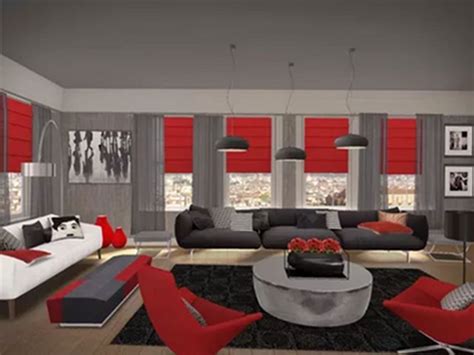 Free Black And Red Interior Design With Diy Home Decorating Ideas