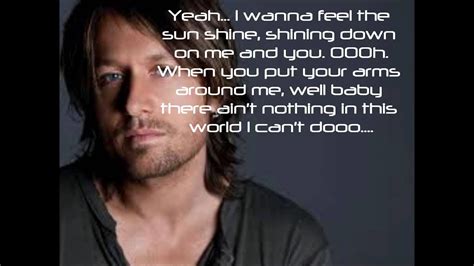 Somebody Like You Keith Urban Lyrics Youtube