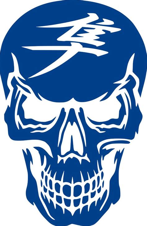 Suzuki Hayabusa Logo Skull Decal Ebay Skull Decal Suzuki Hayabusa