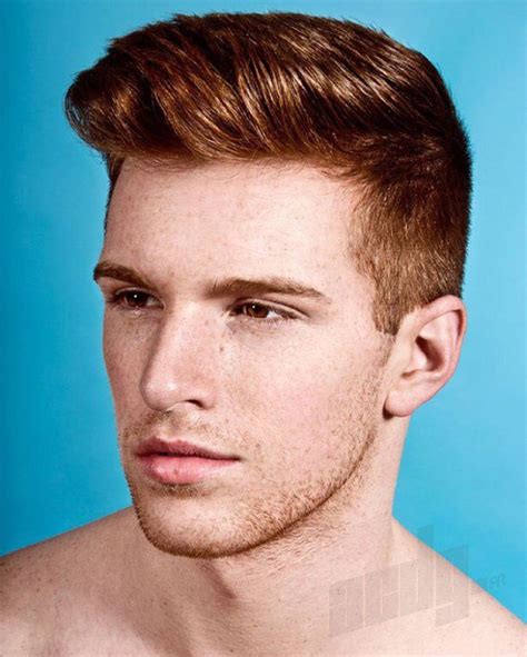 If you could list the perfect red hair color in the dictionary, this photo would pop up. Razor Haircuts with Red Hair | Red hair men, Redhead men ...