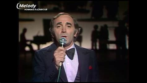 Charles Aznavour Hier Encore 1973 Youtube