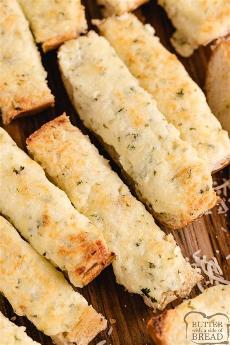 Easy Cheesy Garlic Bread Butter With A Side Of Bread