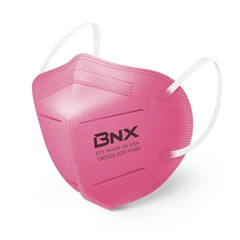 Bnx Pink Protective Earloop Kn95 Mask Disposable Particulate Mask 50