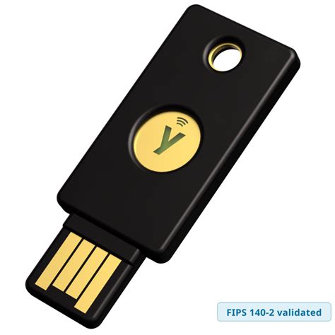 Nist Validated Usb A Nfc Yubikey 5 Fips Security Key Yubico Tray Of 50