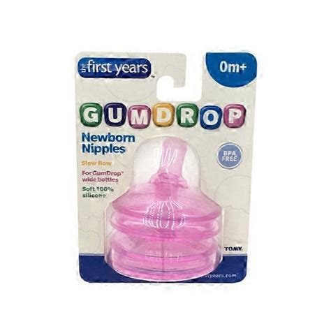 Gumdrop Slow Flow Newborn Nipple 2 Ct Instacart