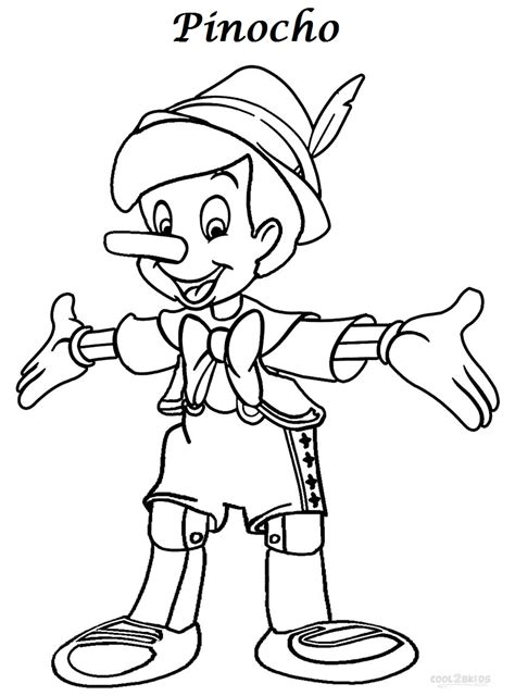 Dibujos De Pinocho Para Imprimir Y Colorear Disney Coloring Pages