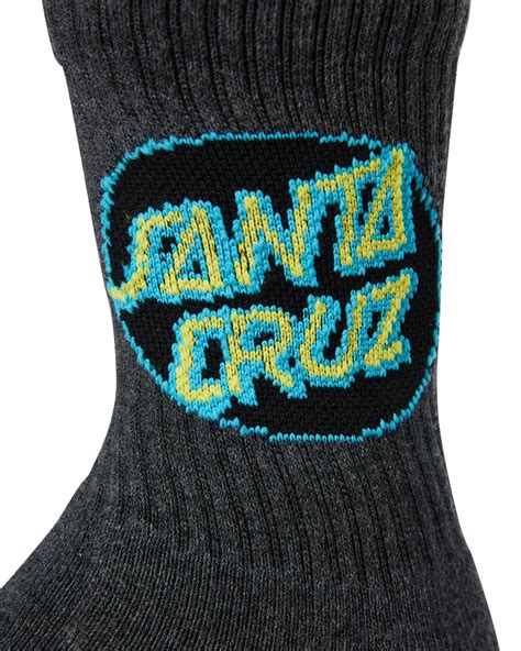 Santa Cruz Cruz Youth Pop Sock 4 Pack Assorted Surfstitch