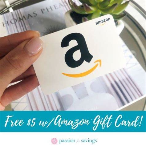 Amazon gift card in hand. FREE $5 Amazon Credit w/$50 Gift Card Purchase! (See If ...