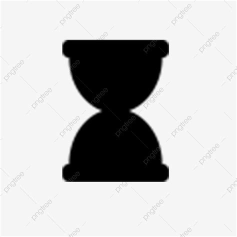 Hourglass Shape Silhouette Transparent Background Flat Hourglass Png