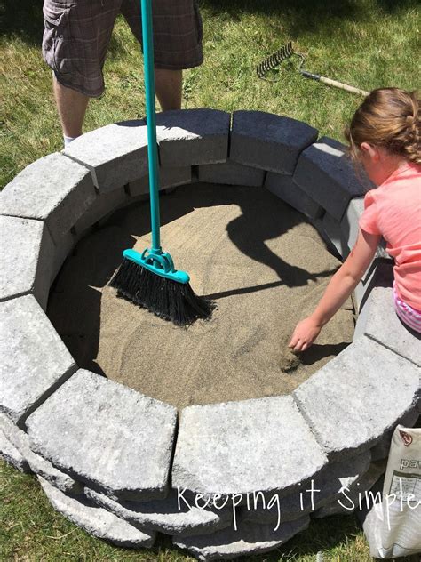 Keeping It Simple How To Build A Diy Fire Pit For Only 60 Fire Pit