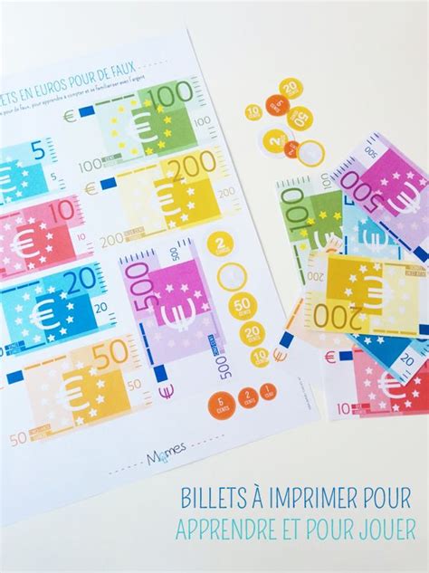 Quel est le meilleur billet d'euro ? Billets à imprimer | Monnaie euro, Billets et Pour apprendre