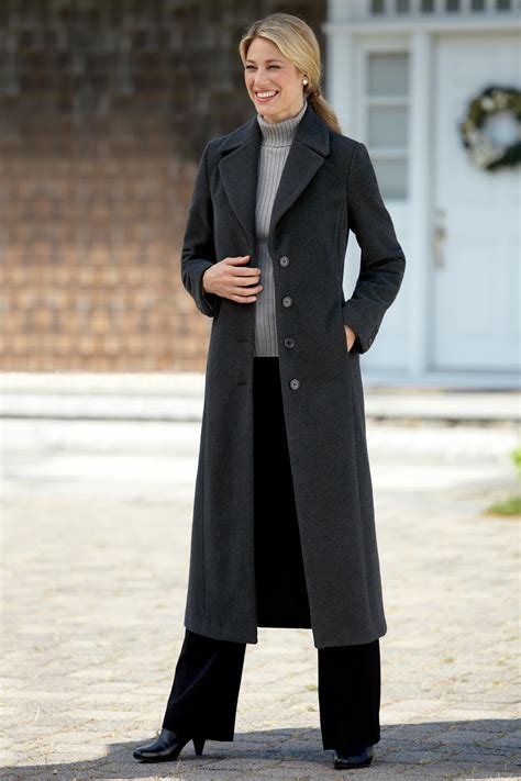 Classic Long Wool Blend Coat Chadwicks Of Boston Long Wool Coat
