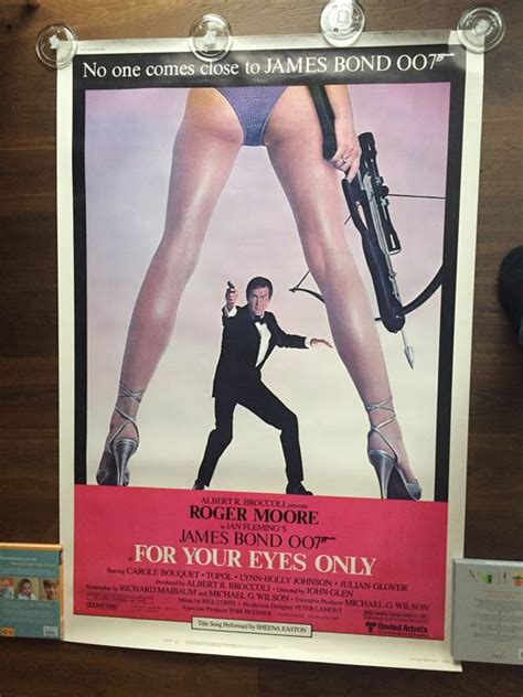James Bond For Your Eyes Only Roger Moore Poster Catawiki