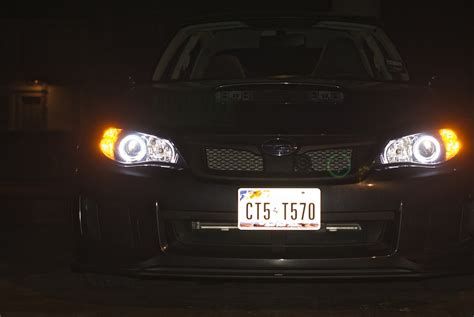 Hid Projector Angel Eyes Into 2011 Wrx Finished Pics