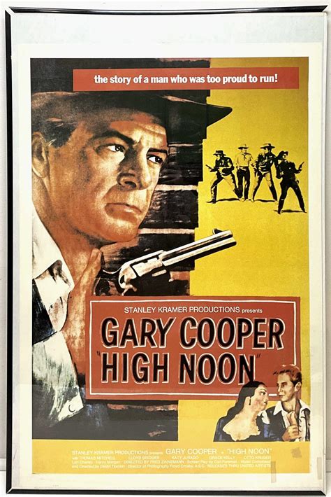 Lot Gary Cooper High Noon Limited Reproduction Poster