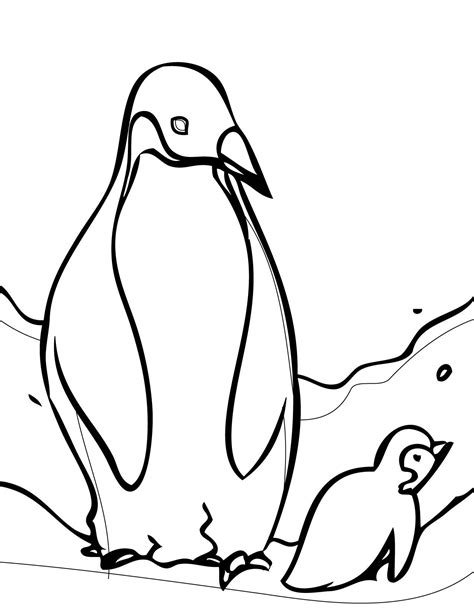 Free Cartoon Penguin Coloring Pages Download Free Cartoon Penguin