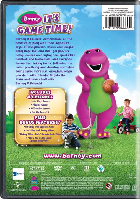I'd rather watch the teletubbies episode about kites than this to be honest.content is owned by 9story entertainment. Barney: Play with Barney | Movie Page | DVD, Blu-ray ...