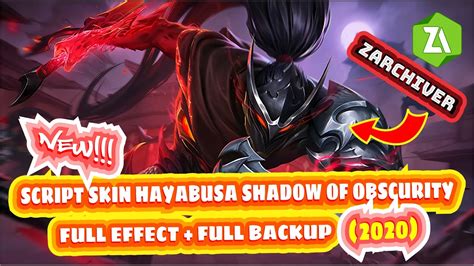 How To Unlock Hayabusa Epic Skin Shadow Of Obscurity Limited Edition Mlbb Youtube