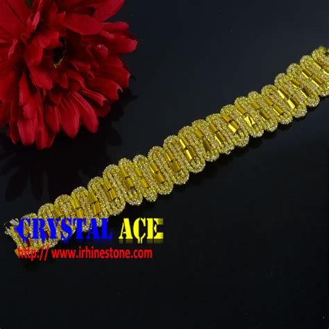 Lace Stretch Sequins Trim For Costume Crystal Ace Ltd