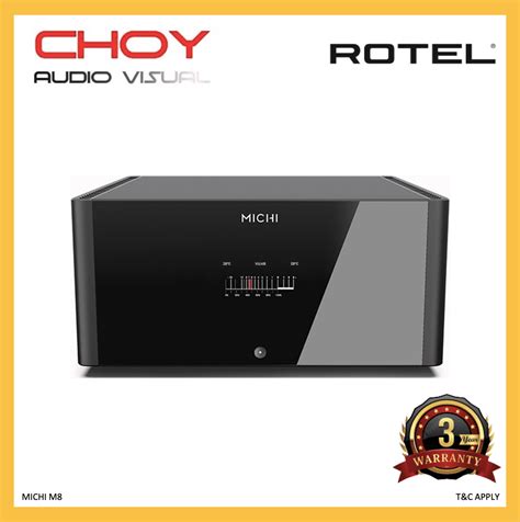 Rotel Michi M8 Monoblock Power Amplifier Choy Audio Visual