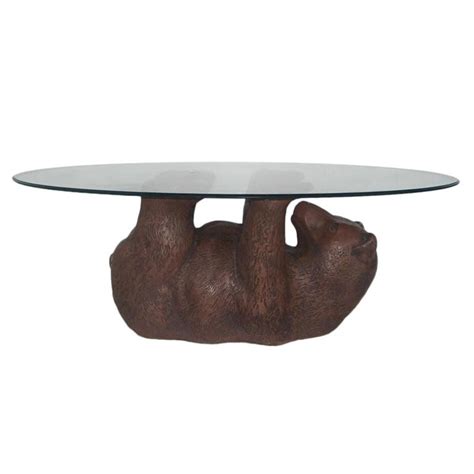 Glass table tops can be customized to meet your specifications. Bear Cub Cocktail Table Oval, Round, Square or Rectangle ...