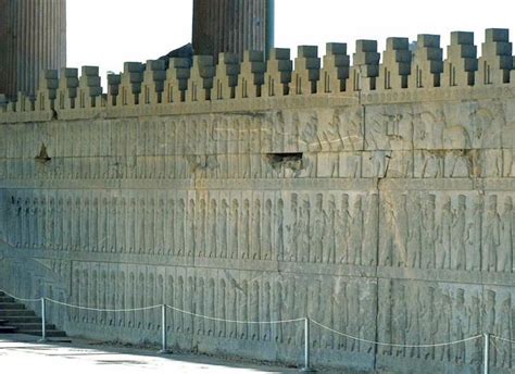 Persepolis Apadana East Stairs Northern Part Livius