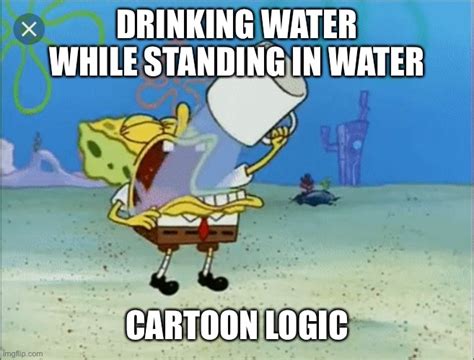 Spongebob Absorbing Water Whilst Super Saturated Imgflip