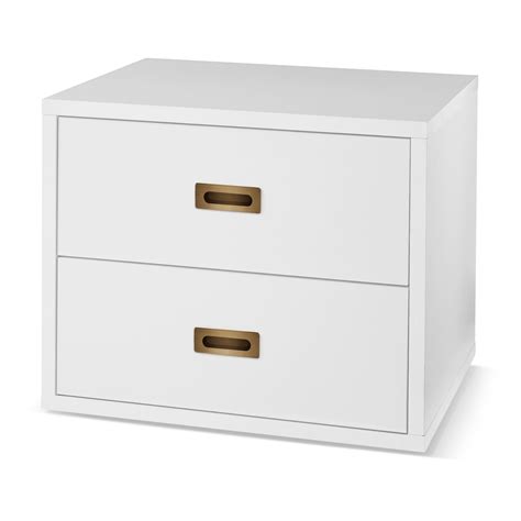 Better Homes And Gardens Ludlow 2 Drawer Storage Cabinet White