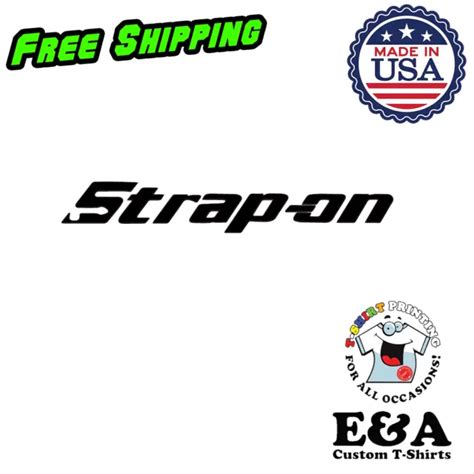 Strap On Funny Toolbox Bumper Window Computer Vinyl Decal Sticker 68