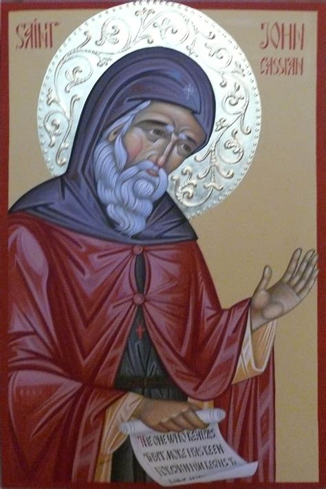 St John Cassian Icon Hand Painted Orthodox Icon Byzantine Icon