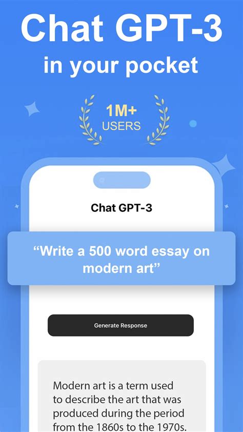 ChatGPT Chat GPT AI Open GPT 3 pour iPhone Télécharger