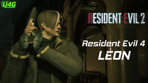 Resident Evil Remake Re Leon Mod Gameplay And Cutscenes Youtube