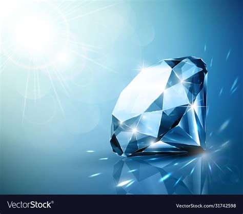 Shimmering Diamond Background Royalty Free Vector Image