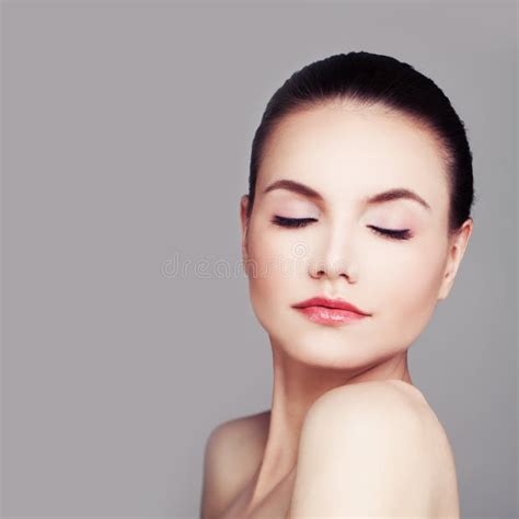 Spa Woman Healthy Skin Perfect Face Stock Photo Image Of Aesthetic