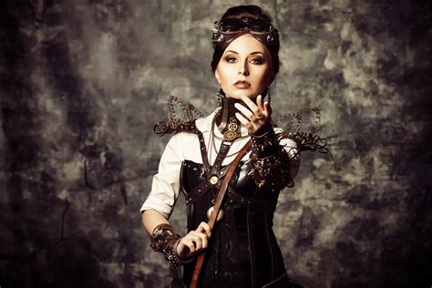 Wallpaper Model Photography Steampunk Fashion Person Guitarist