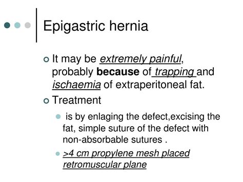 Epigastric Hernia Types