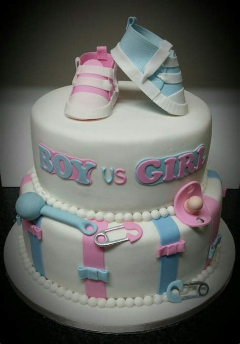 Twin Baby Shower Cake Baby Reveal Cakes Twin Baby Shower Cake Baby