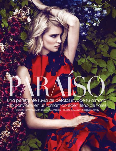 Alison Nix In Paraíso By Kevin Sinclair For Vogue Mexico September