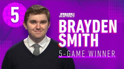 We are so grateful that brayden was. Brayden Smith | Jeopardy.com