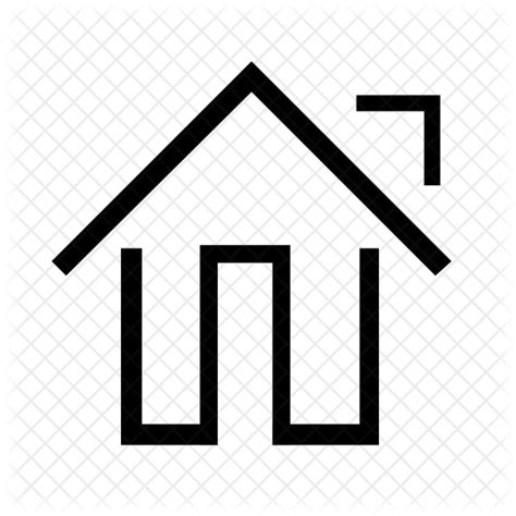 Home Icon Download In Line Style