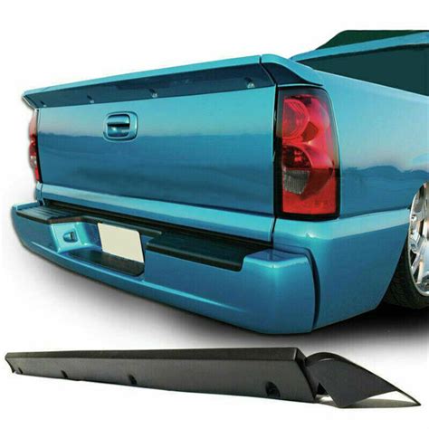 For 99 06 Chevy Silverado Tailgate Intimidator Rear Spoiler Wing Ss Po