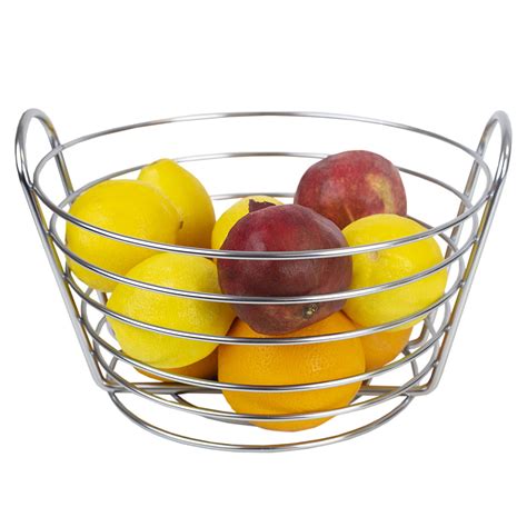 Simplicity Collection Fruit Basket Satin Chrome
