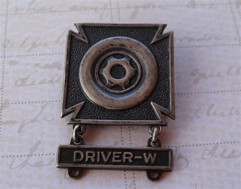 Drivers Badge Asu Army Driver And Mechanic Badge Usamm Mia Walsh