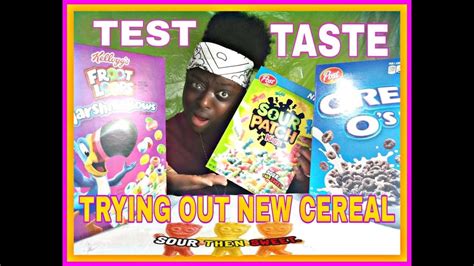 Trying All New Weird Cereals Mukbang Taste Test Youtube