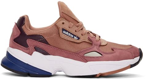 adidas Originals - Pink Falcon 90s Running Sneakers | Womens sneakers, Girls sneakers, Sneakers