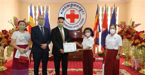 Medtecs Group Donated Us 100 000 To The Cambodian Red Cross For The 158th World Red Cross And